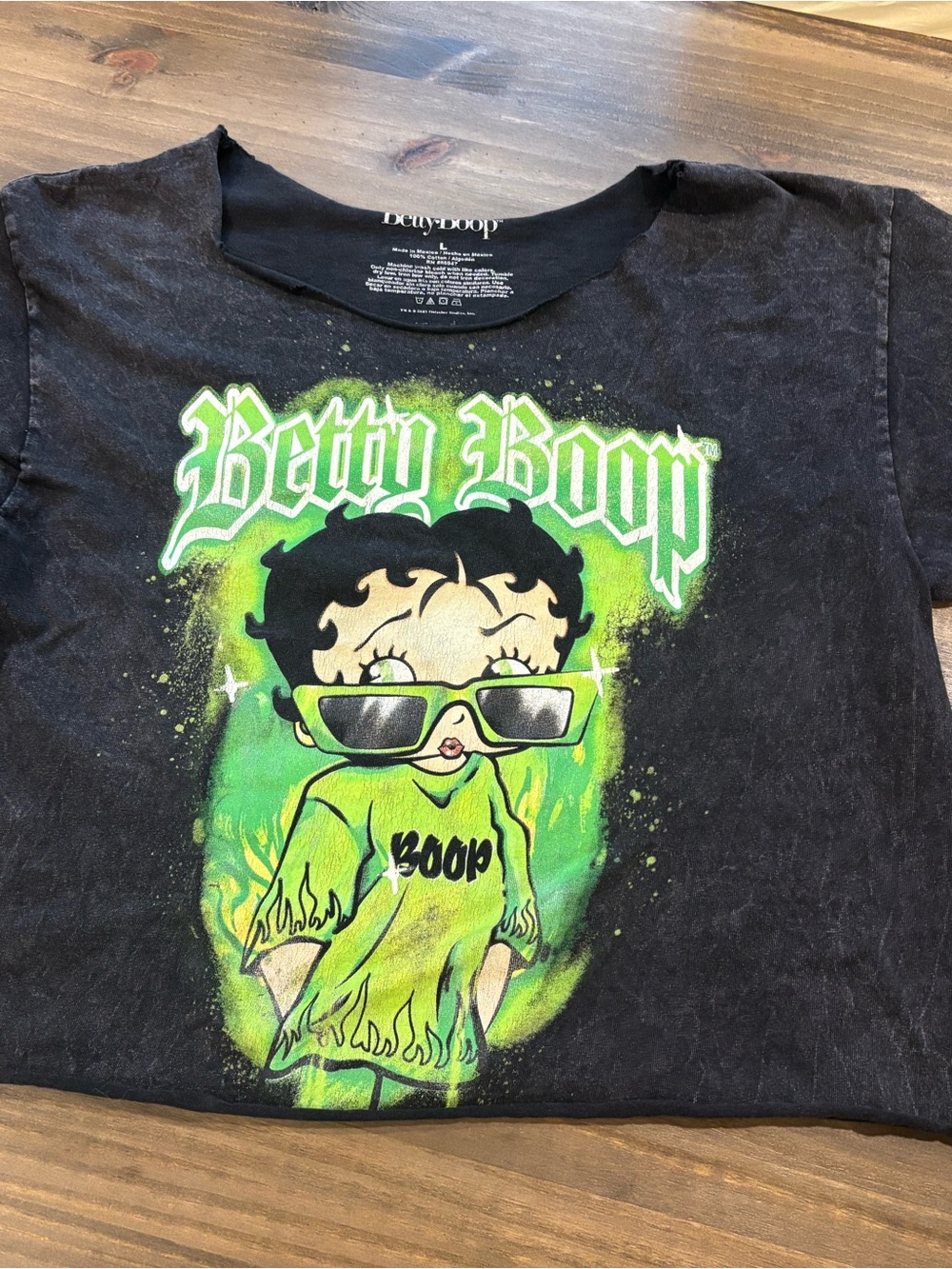 Betty Boop Cropped Tee